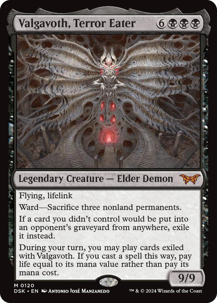 Valgavoth, Terror Eater 120 (Duskmourn: House of Horror)  - Foil