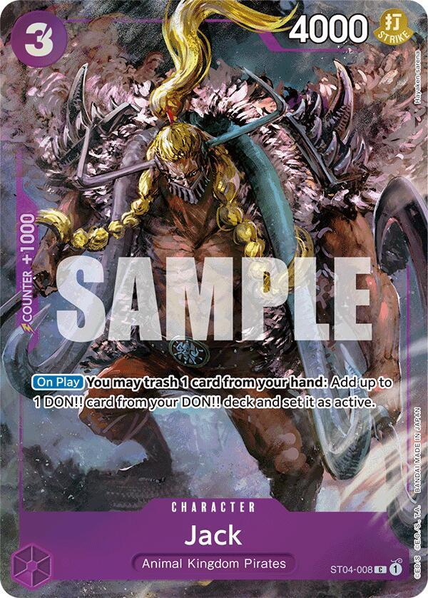 Jack (PCC Fest 23-24) ST04-008 (One Piece Promotion Cards)  - Full Art Foil