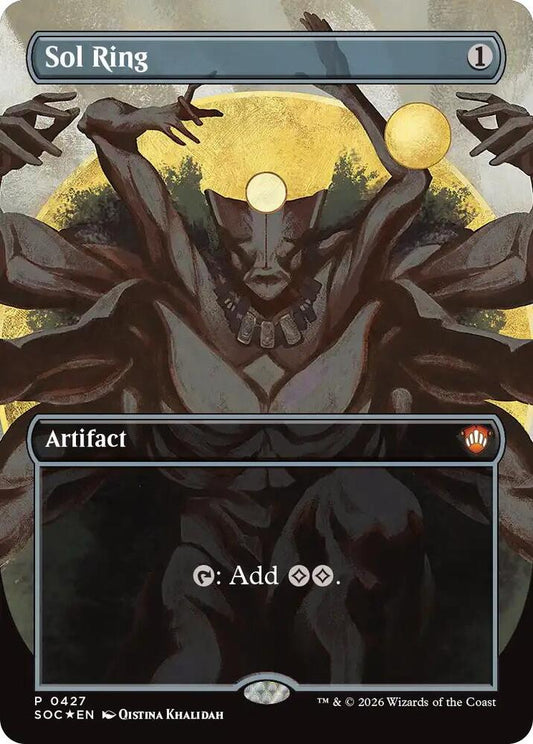 Sol Ring 427 (Commander: Secrets of Strixhaven)  - Borderless Foil