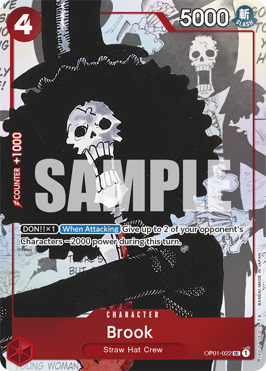 Brook (PCC 25th) OP01-022 (One Piece Promotion Cards)  - Alternate Art Foil