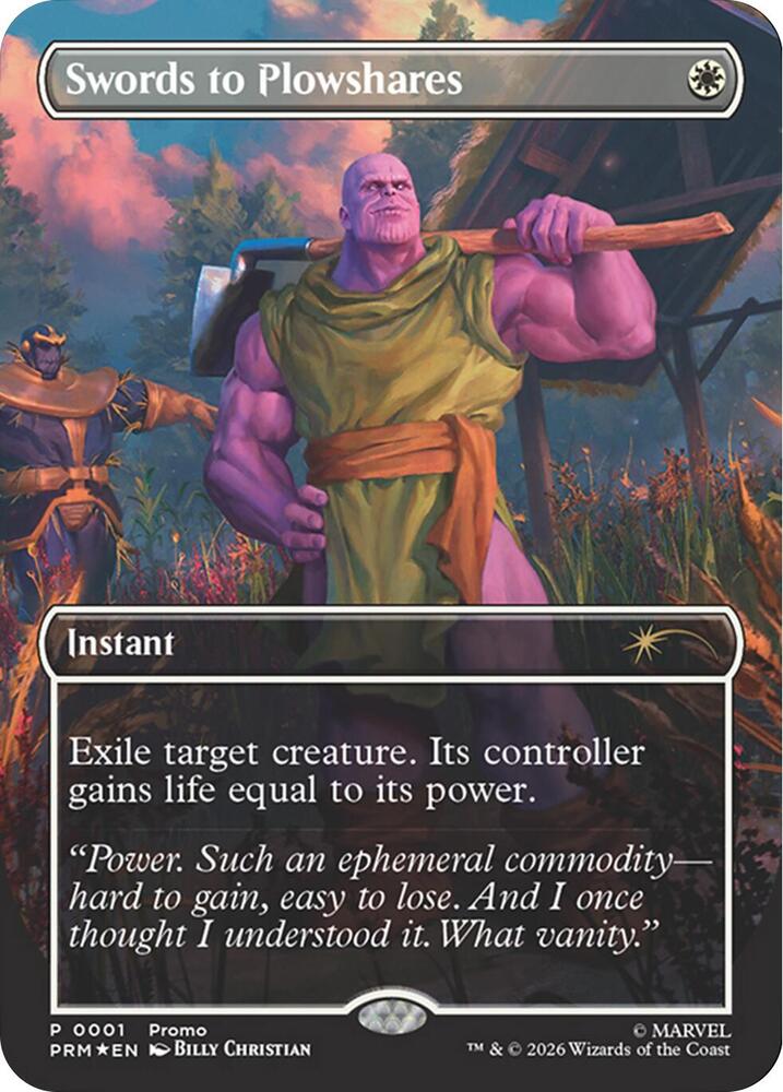 Swords to Plowshares Magazine Insert 1 (Media Promos)  - Borderless Foil
