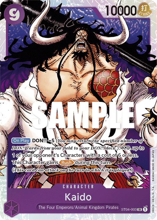 Kaido ST04-003 (Starter Deck 4: Animal Kingdom Pirates)  - Foil