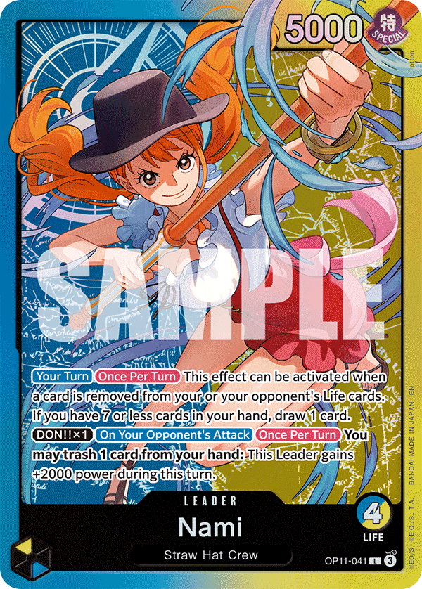 Nami OP11-041 (Learn Together Deck Set)  - Foil
