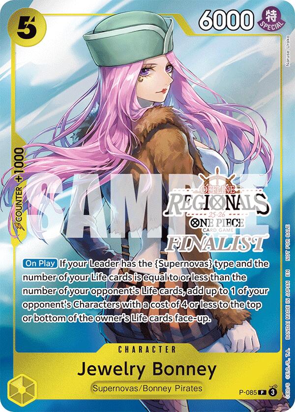 Jewelry Bonney (Offline Regional Finalist Card Set 2025 Vol.2) P-085 (One Piece Promotion Cards)  - Foil