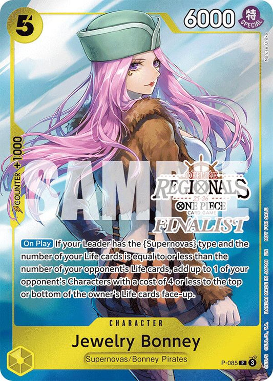 Jewelry Bonney (Offline Regional Finalist Card Set 2025 Vol.2) P-085 (One Piece Promotion Cards)  - Foil