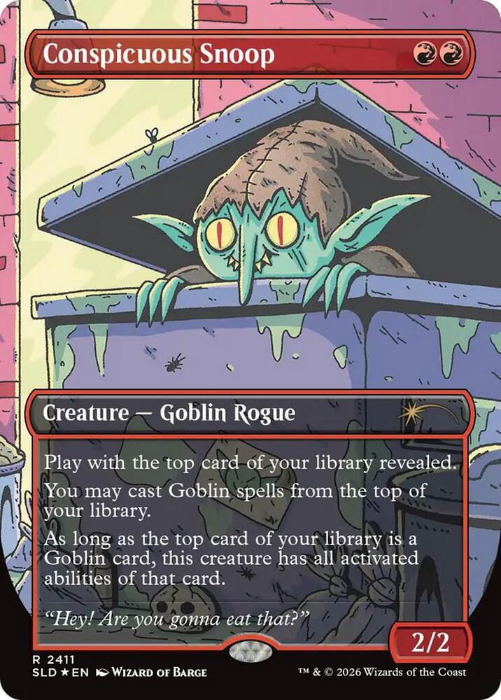 Conspicuous Snoop 2411 (Secret Lair Drop Series)  - Borderless Foil