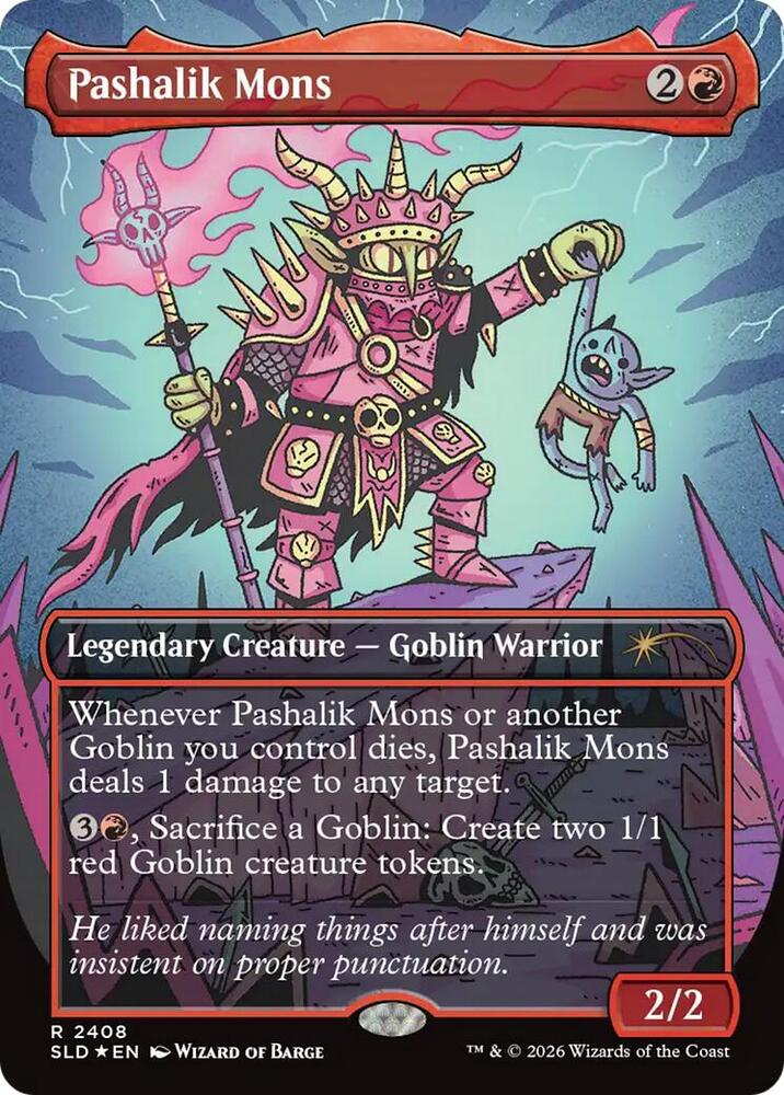 Pashalik Mons 2408 (Secret Lair Drop Series)  - Borderless Foil
