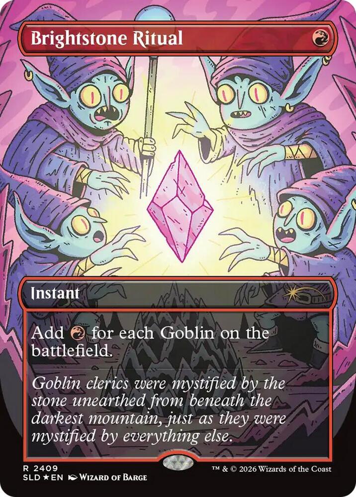 Brightstone Ritual 2409/1 (Secret Lair Drop Series)  - Borderless Foil