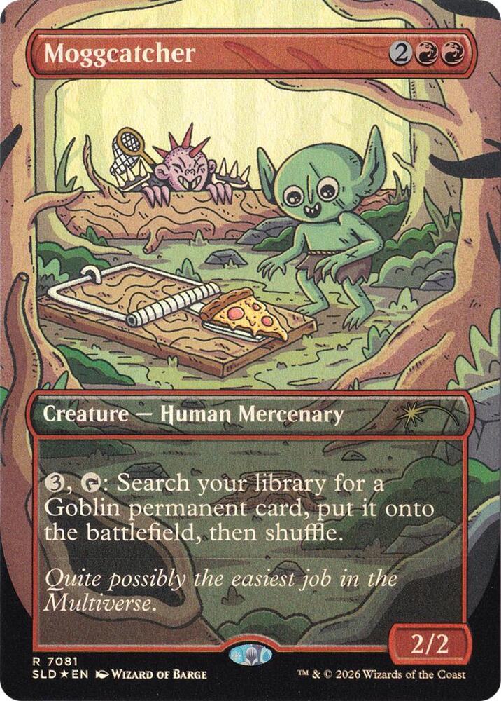 Moggcatcher 7081 (Secret Lair Drop Series)  - Borderless Foil