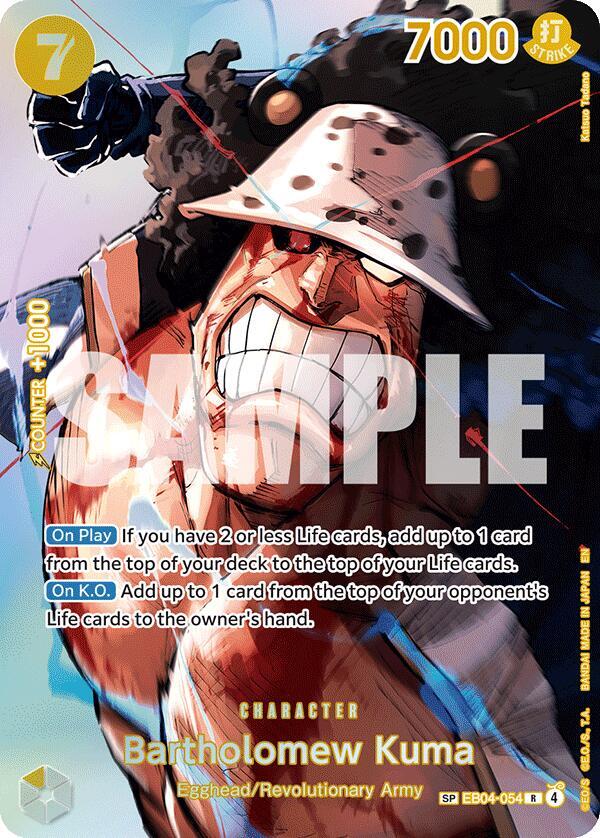Bartholomew Kuma EB04-054 (The Time of Battle)  - Special Foil