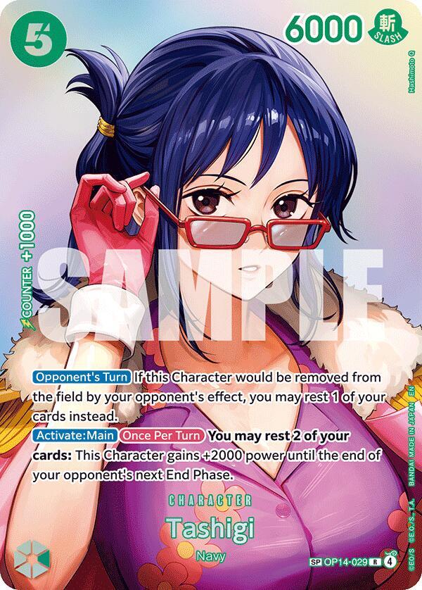 Tashigi OP14-029 (The Time of Battle)  - Special Foil