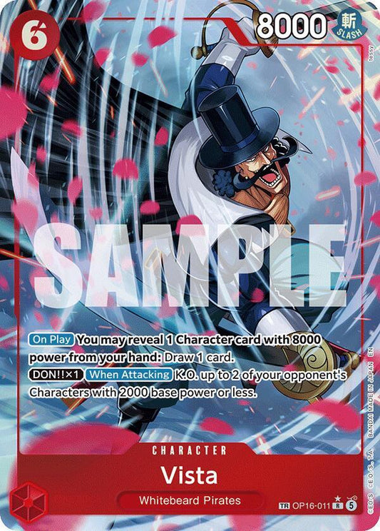 Vista OP16-011 (The Time of Battle)  - Treasure Foil