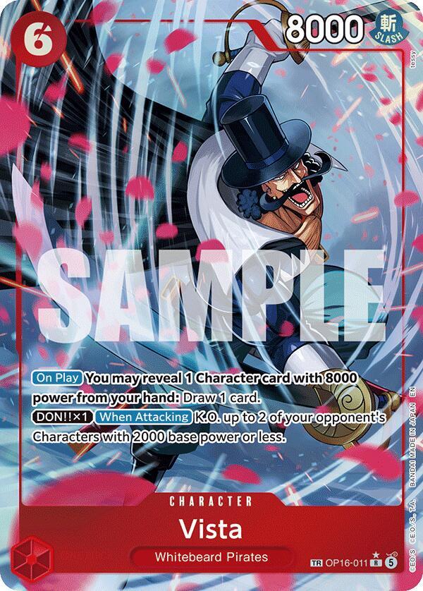 Vista OP16-011 (The Time of Battle)  - Treasure Foil