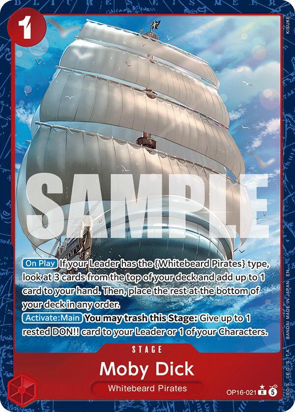 Moby Dick OP16-021 (The Time of Battle)  - Alternate Art Foil