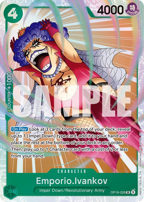 Emporio.Ivankov OP16-026 (The Time of Battle)  - Foil
