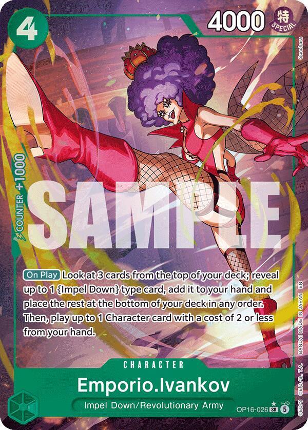 Emporio.Ivankov OP16-026 (The Time of Battle)  - Alternate Art Foil