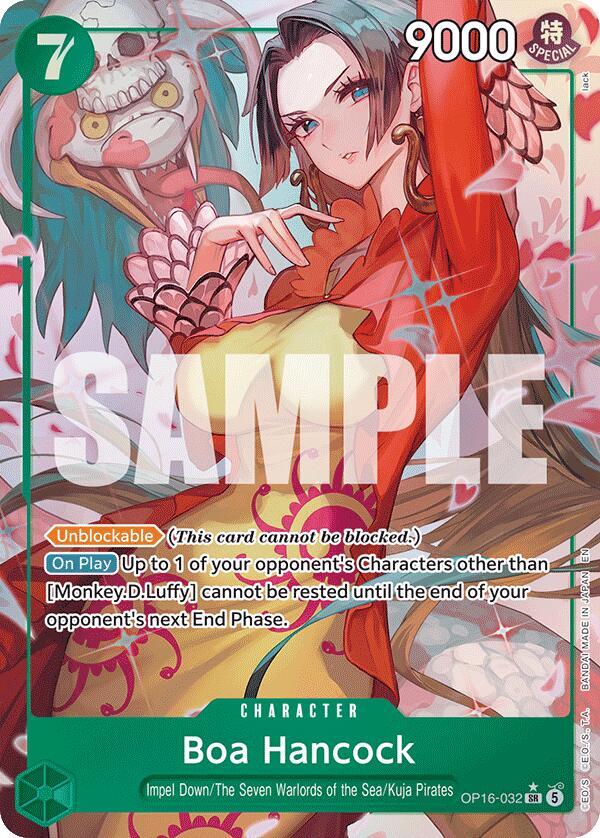 Boa Hancock OP16-032 (The Time of Battle)  - Alternate Art Foil