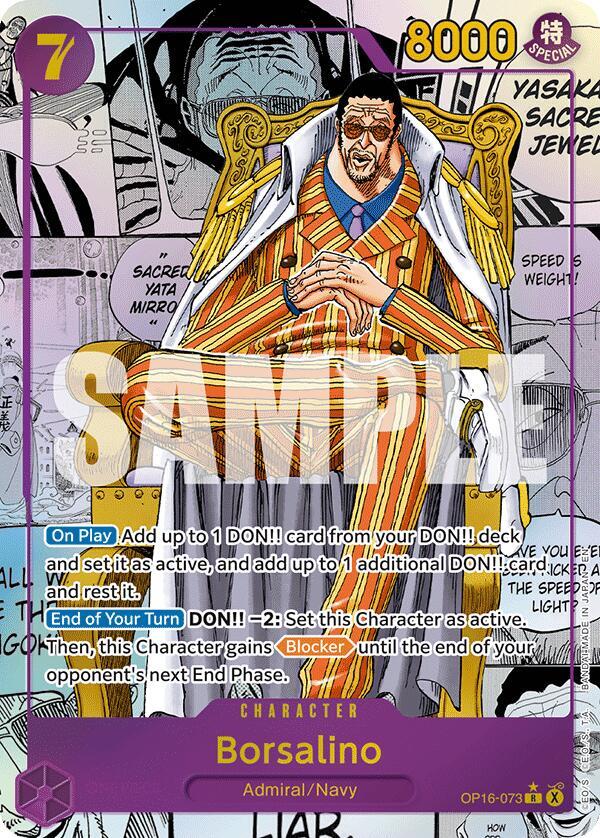 Borsalino OP16-073 (The Time of Battle)  - Manga Foil