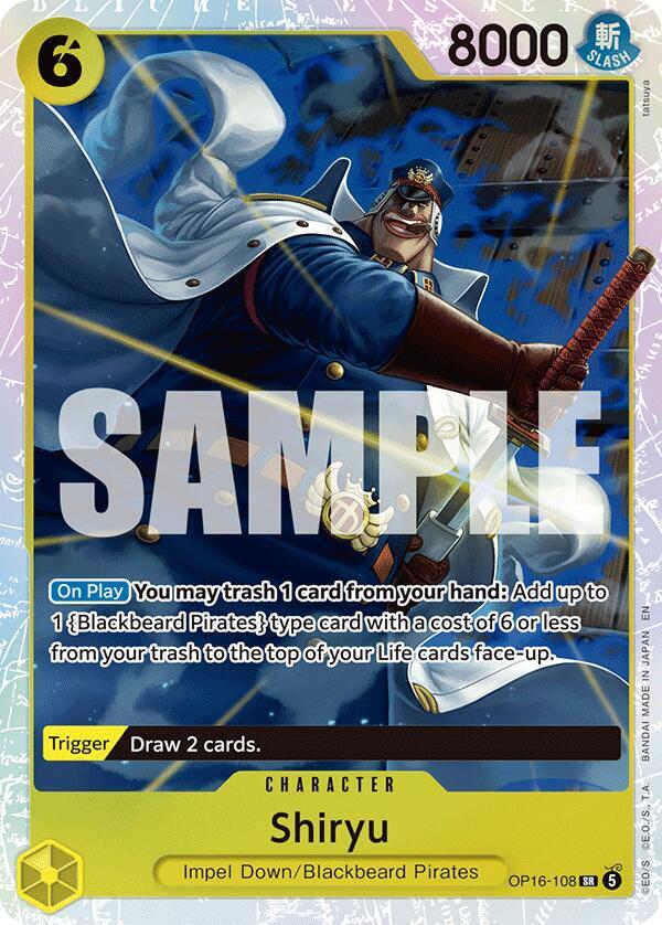 Shiryu OP16-108 (The Time of Battle)  - Foil