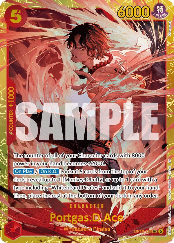 Portgas.D.Ace OP16-118 (The Time of Battle)  - Foil