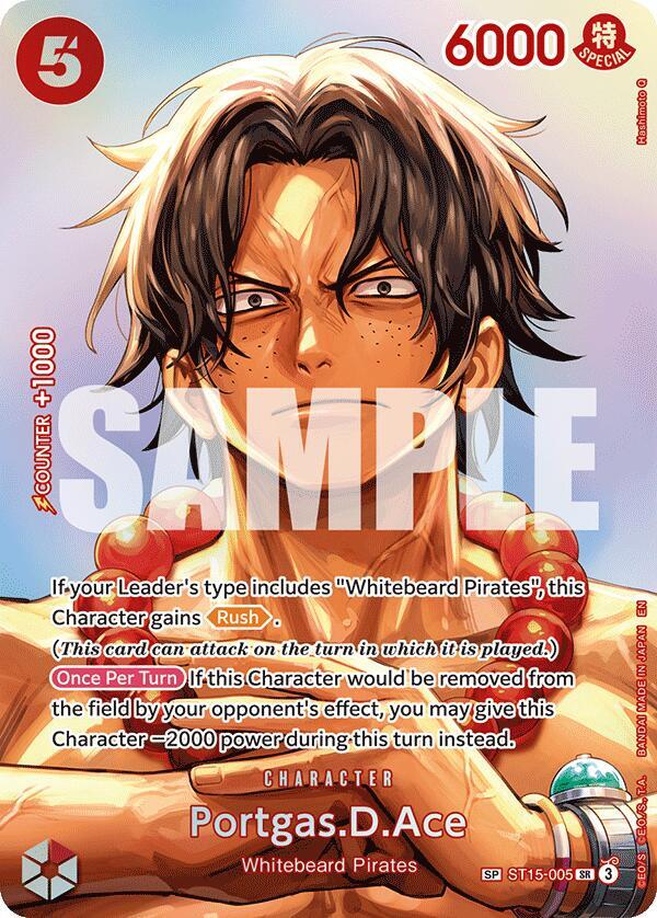 Portgas.D.Ace ST15-005 (The Time of Battle)  - Special Foil