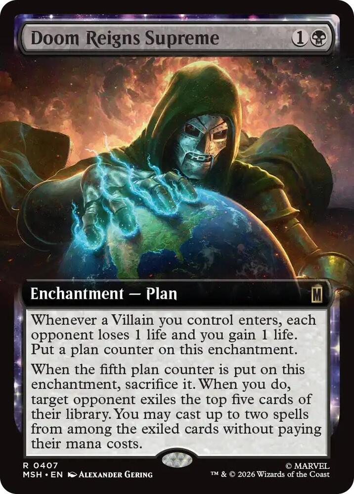 Doom Reigns Supreme Extended Art 407 (Marvel Super Heroes)  - Extended Art