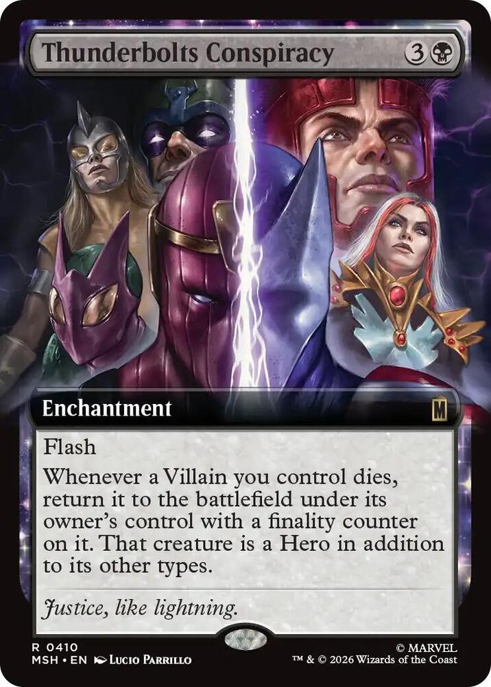 Thunderbolts Conspiracy 410 (Marvel Super Heroes)  - Extended Art Foil