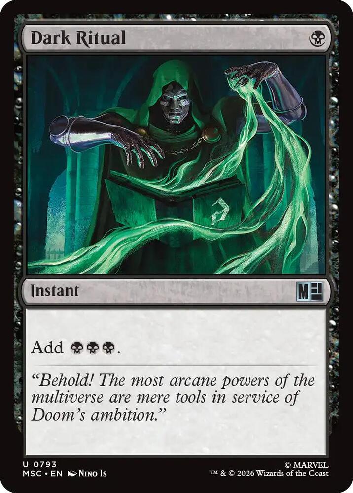 Dark Ritual 793 (Commander: Marvel Super Heroes)  - Foil