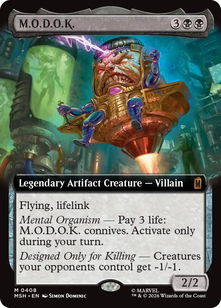 M.O.D.O.K. 408 (Marvel Super Heroes)  - Extended Art