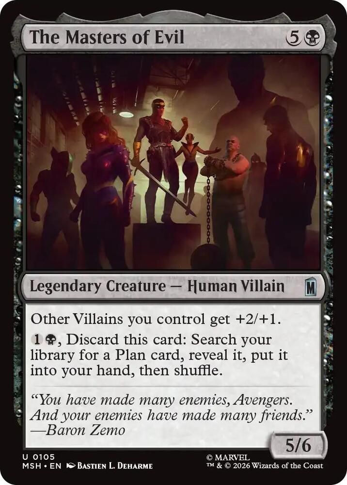 The Masters of Evil 105 (Marvel Super Heroes)  - Foil