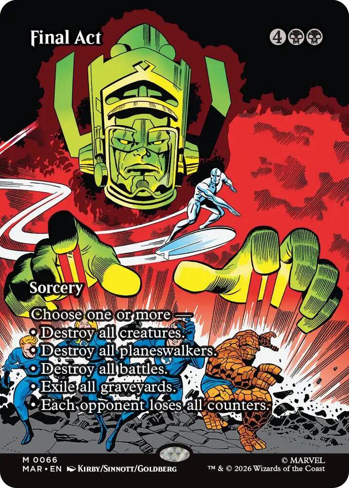 Final Act 66 (Marvel Universe Eternal-Legal)  - Borderless Foil