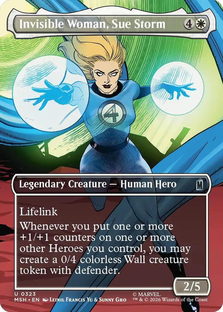 Invisible Woman, Sue Storm 323 (Marvel Super Heroes)  - Borderless