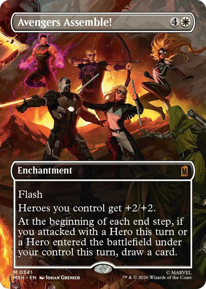 Avengers Assemble! 341 (Marvel Super Heroes)  - Borderless