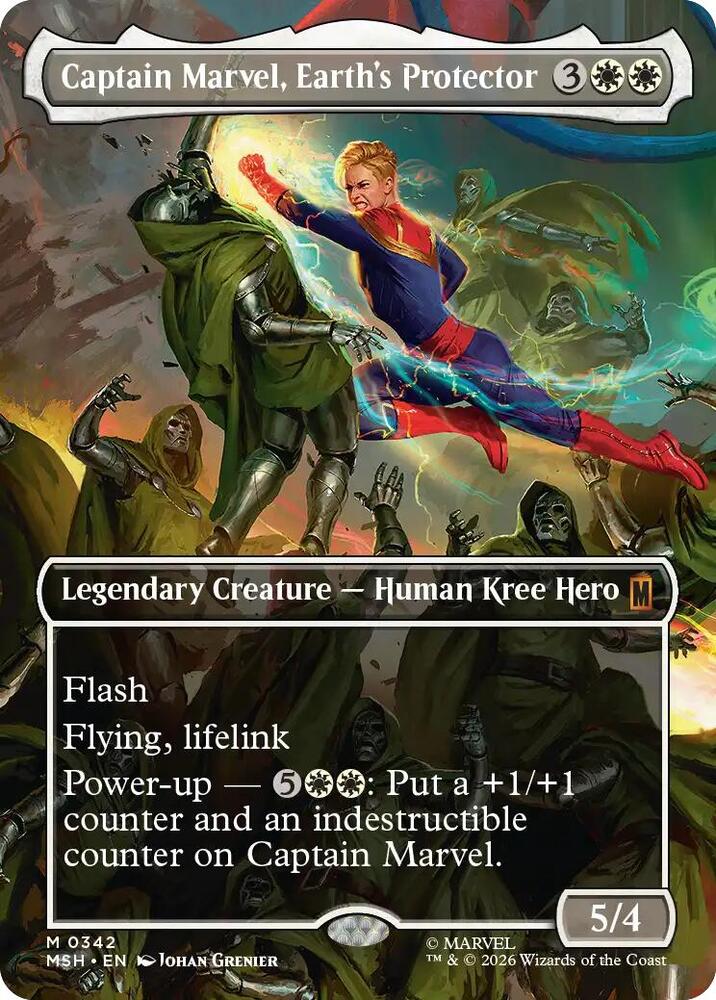 Captain Marvel, Earth's Protector 342 (Marvel Super Heroes)  - Borderless