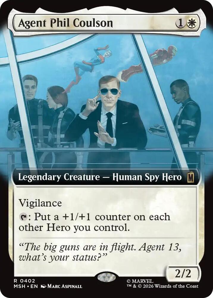 Agent Phil Coulson 402 (Marvel Super Heroes)  - Extended Art Foil