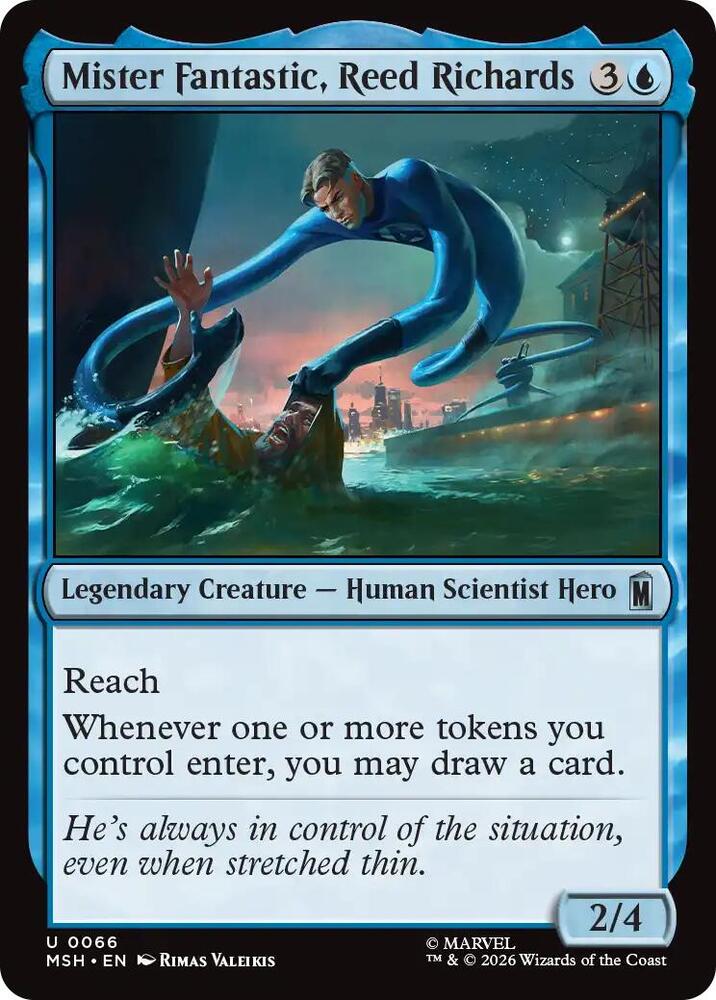 Mister Fantastic, Reed Richards 66 (Marvel Super Heroes) 