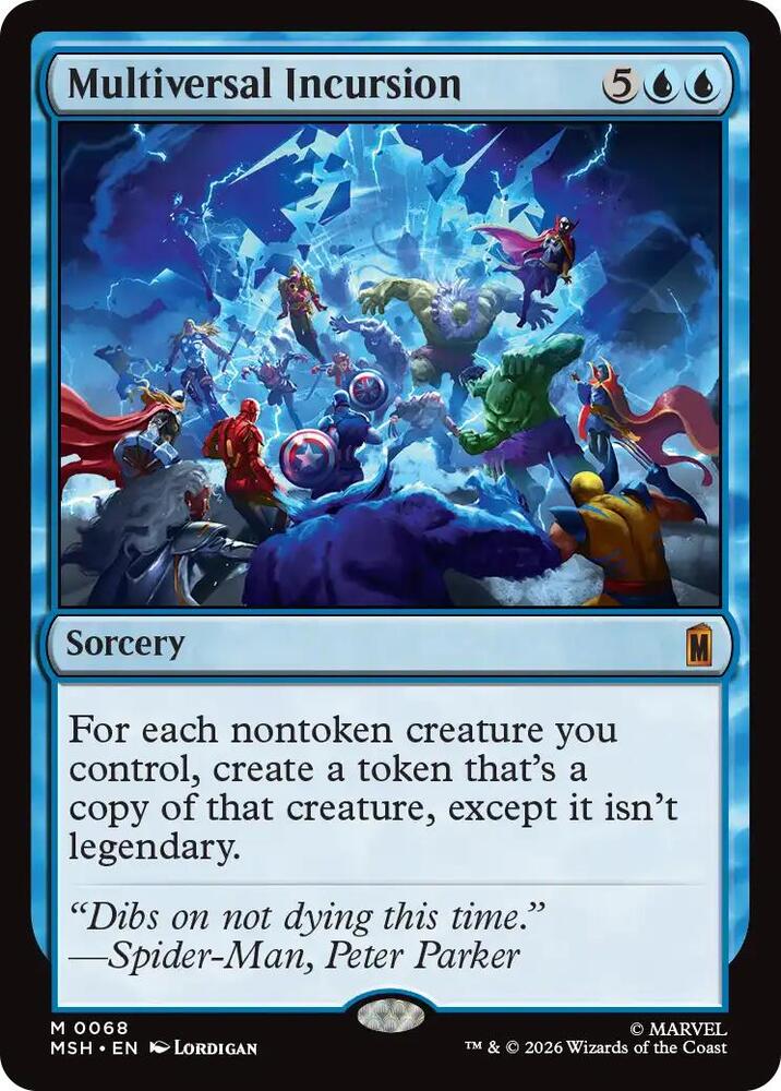 Multiversal Incursion 68 (Marvel Super Heroes)  - Foil