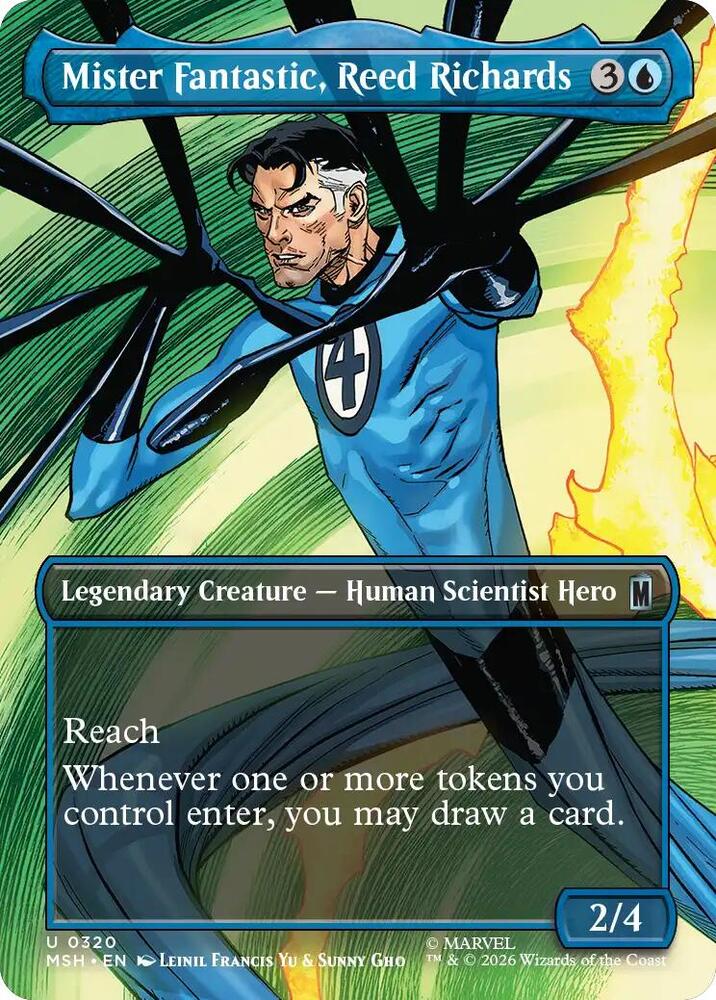 Mister Fantastic, Reed Richards 320 (Marvel Super Heroes)  - Borderless