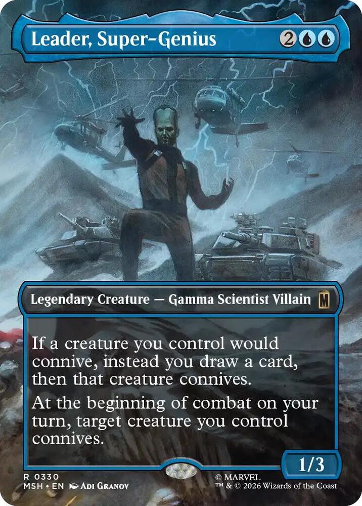 Leader, Super-Genius 330 (Marvel Super Heroes)  - Borderless Foil