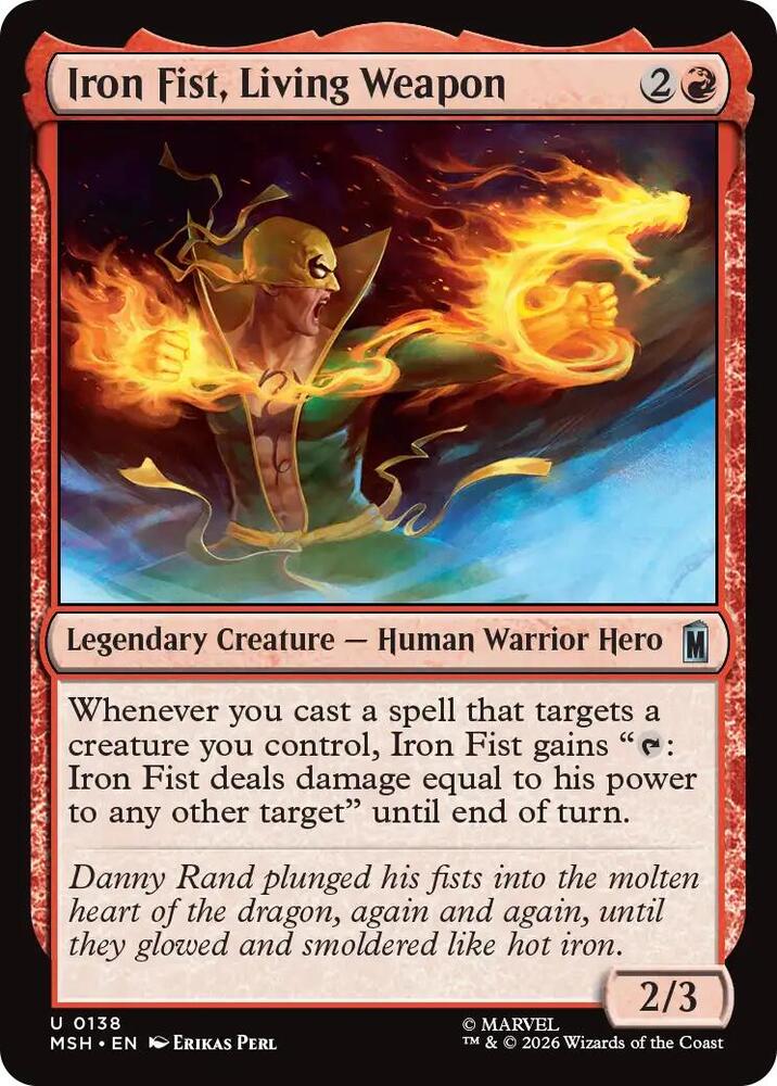 Iron Fist, Living Weapon 138 (Marvel Super Heroes) 