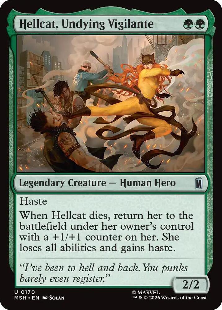 Hellcat, Undying Vigilante 170 (Marvel Super Heroes)  - Foil