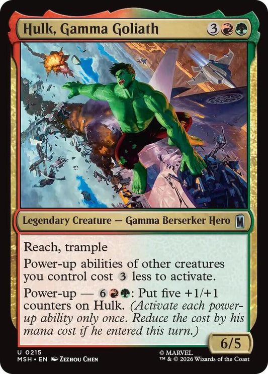 Hulk, Gamma Goliath 215 (Marvel Super Heroes)  - Foil