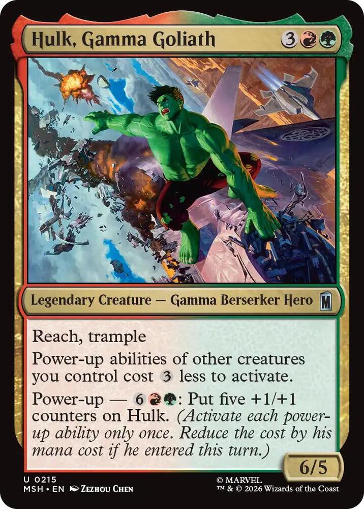 Hulk, Gamma Goliath 215 (Marvel Super Heroes)  - Foil