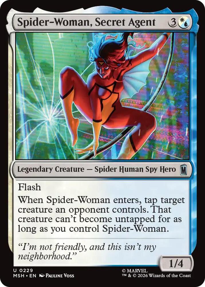 Spider-Woman, Secret Agent 229 (Marvel Super Heroes)  - Foil