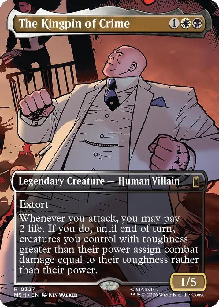 The Kingpin of Crime 327 (Marvel Super Heroes)  - Borderless Foil