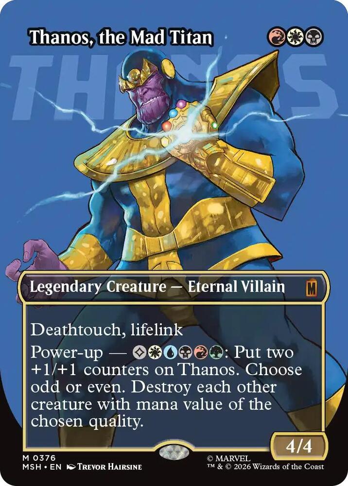 Thanos, the Mad Titan 376 (Marvel Super Heroes)  - Borderless
