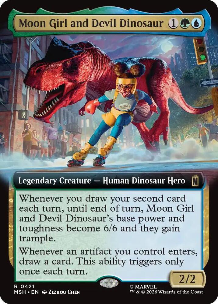 Moon Girl and Devil Dinosaur 421 (Marvel Super Heroes)  - Borderless