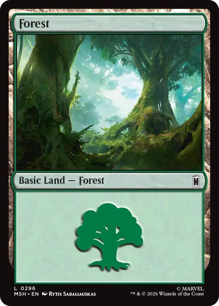 Forest 296 (Marvel Super Heroes)  - Foil