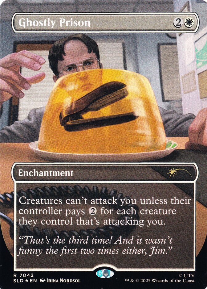 Ghostly Prison 7042 (Secret Lair Drop Series)  - Borderless Foil
