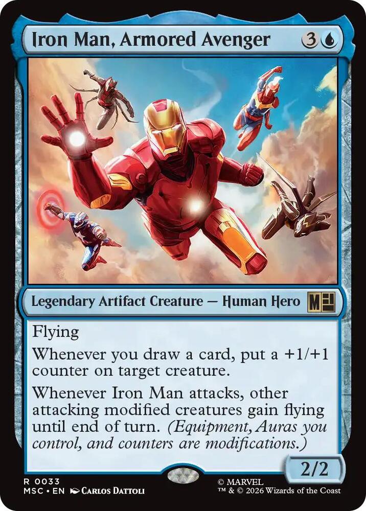 Iron Man, Armored Avenger 33 (Commander: Marvel Super Heroes) 